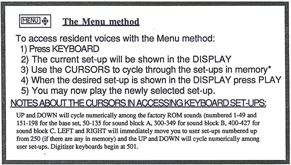 Menu button icon with surrounding border