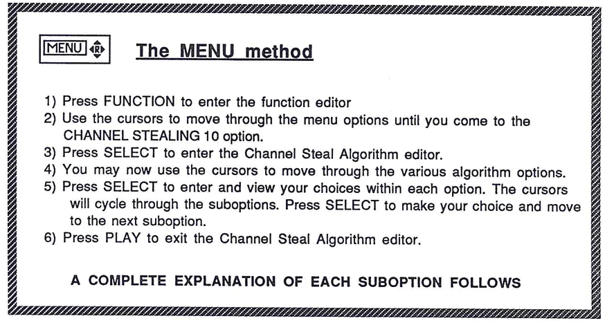 MENU method icon showing a grid pattern